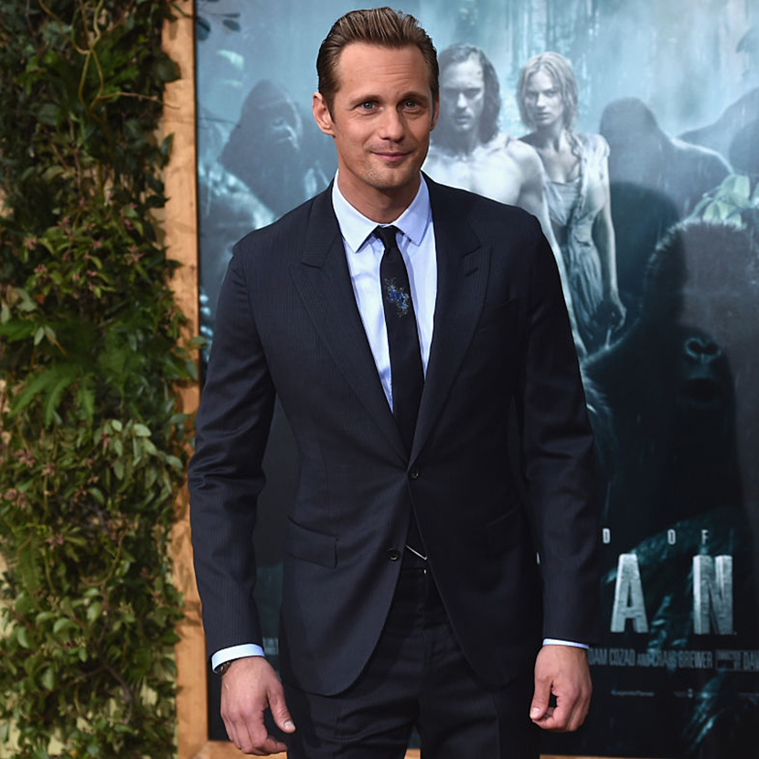 Alexander Skarsgard e Margot Robbie vão à première de A Lenda de Tarzan