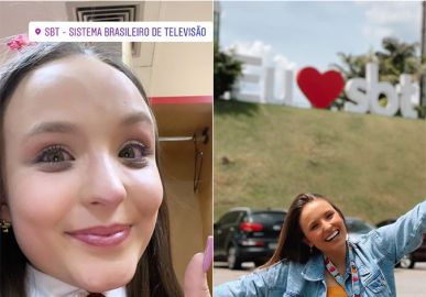 Larissa Manoela chora ao se despedir do SBT após dez anos na emissora