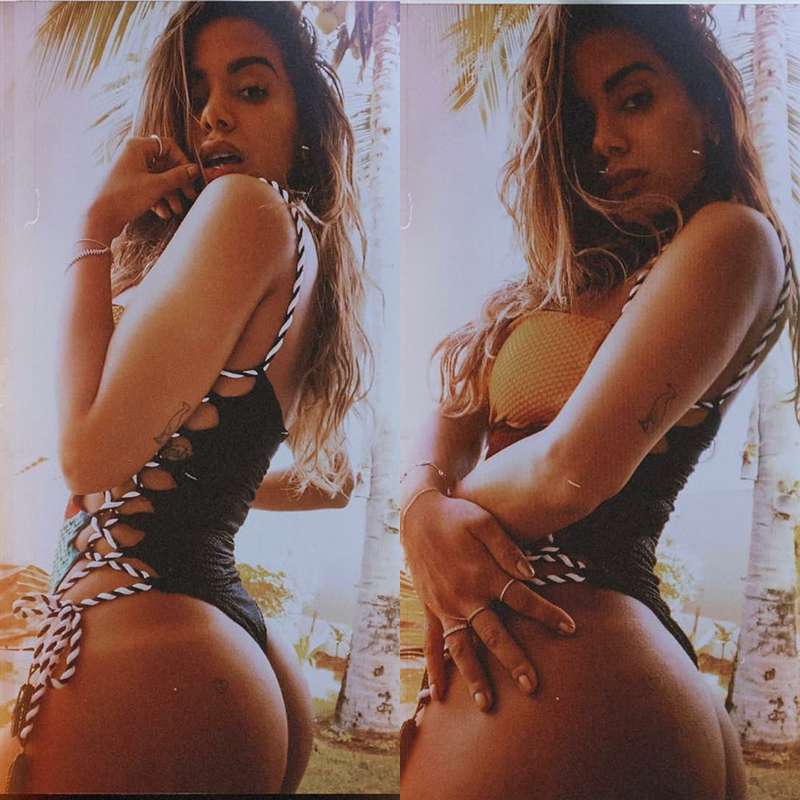 Anitta usa looks de 100 mil reais na Europa e faz ensaio sexy maiô