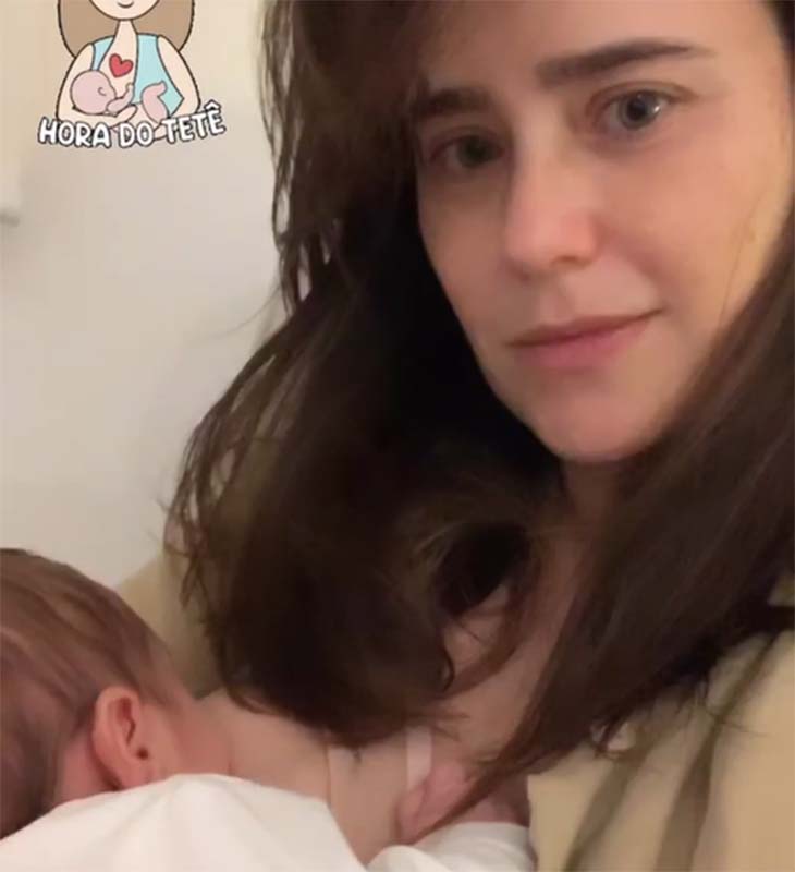 Fernanda Vasconcellos Publica Foto Fofa Amamentando O Filho Hora Do