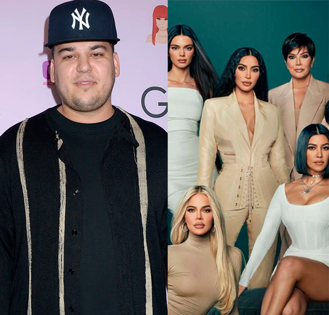 Você sabia que Rob Kardashian tinha uma marca de meias e foi obrigado a