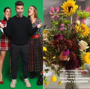 Após polêmica, Fernanda Paes Leme recebe flores de Bruno Gagliasso e Giovanna Ewbank e declara: <I>Sempre e pra sempre</i>
